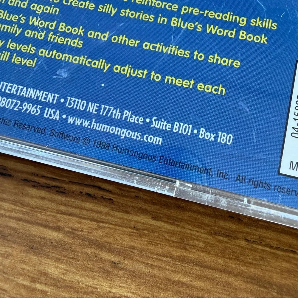 Vintage Blue’s Clues ABC Time Activities CD-ROM 1998 - Picture 3 of 7